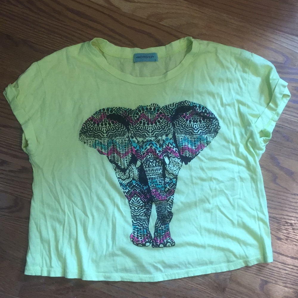 Elephant Crop Top T